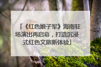 《红色娘子军》海南驻场演出再启幕，打造沉浸式红色文旅新体验
